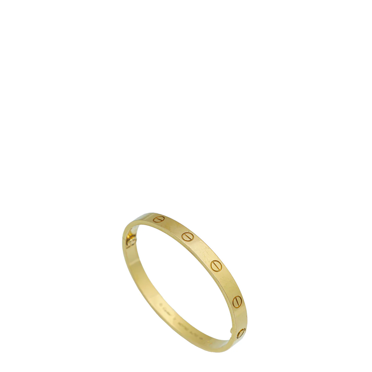 Cartier 18K Yellow Gold Love Classic Bracelet 17