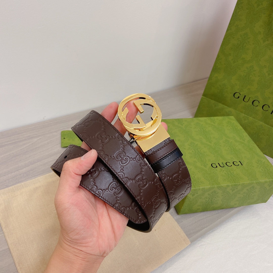 Gucci Leather Belts 1:1 Mirror Version