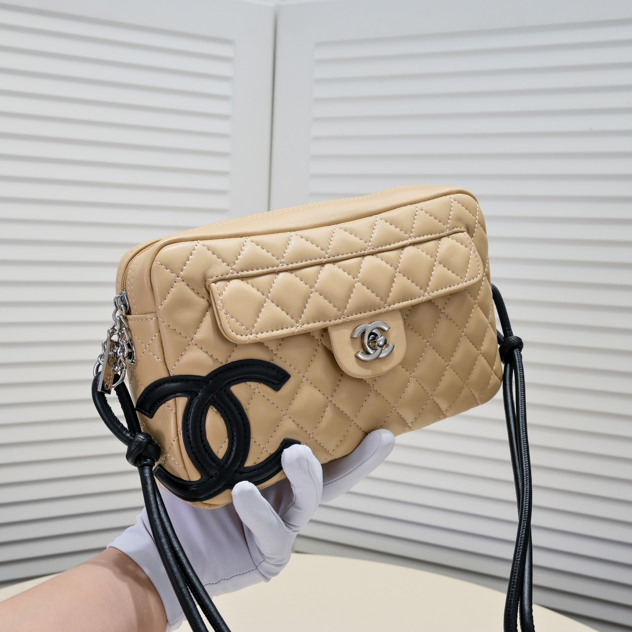Chanel Ligne Cambon Camera Bag Shoulder Bag Handbag