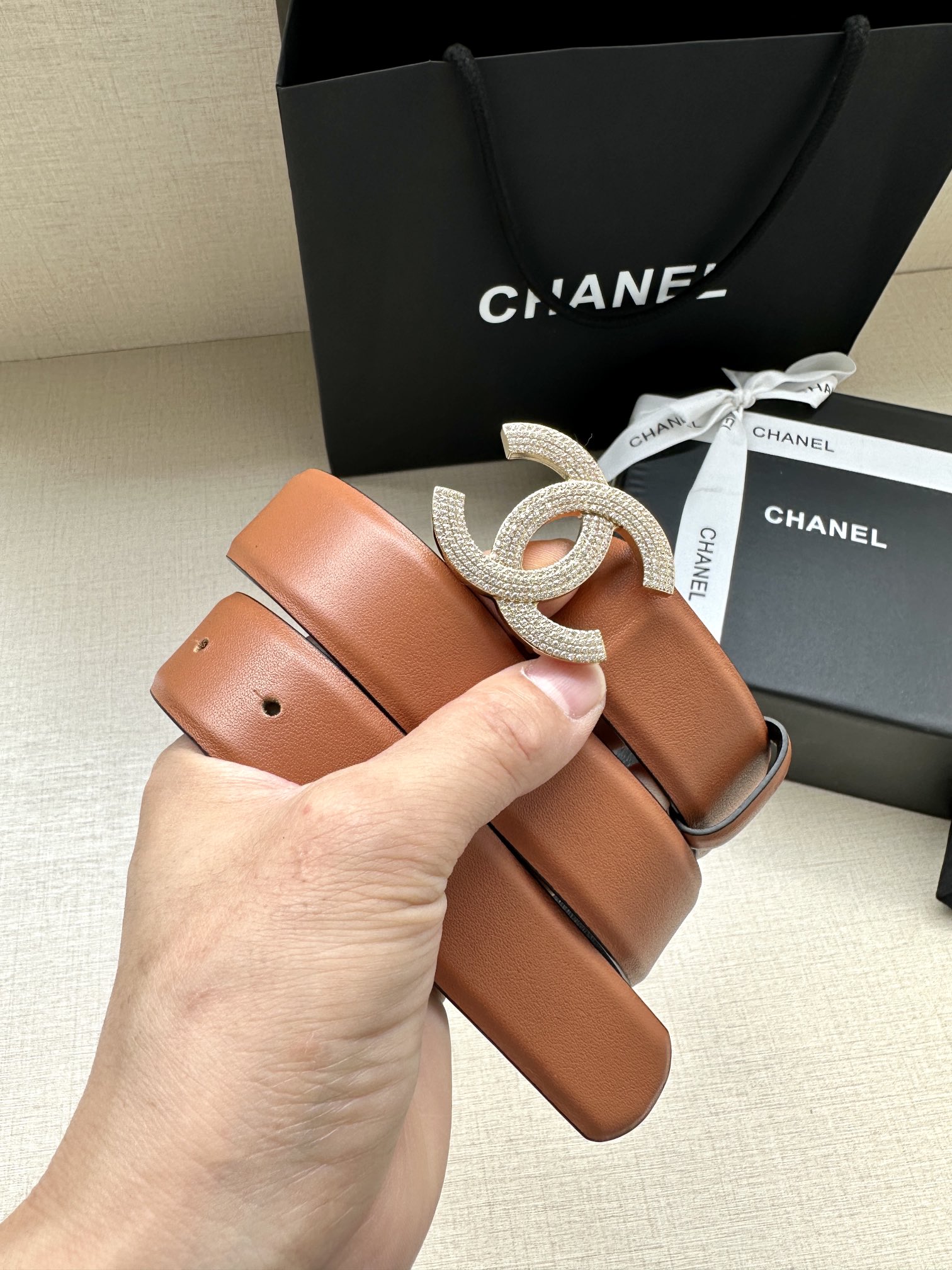 Chanel Leather Belts 1:1 Mirror Version