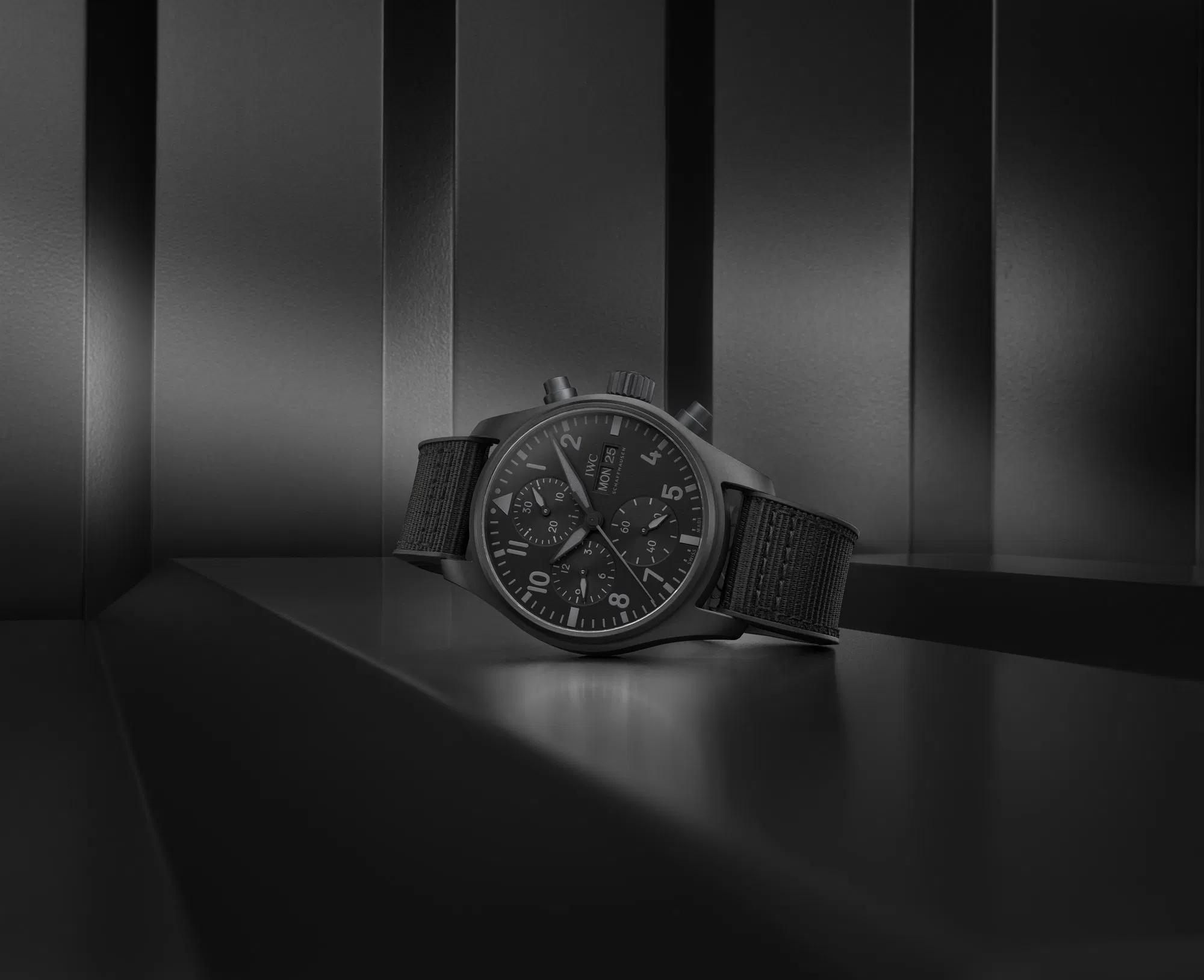 Schaffhausen Pilots watch chronograph 41 top gun edition ceratanium iw388106