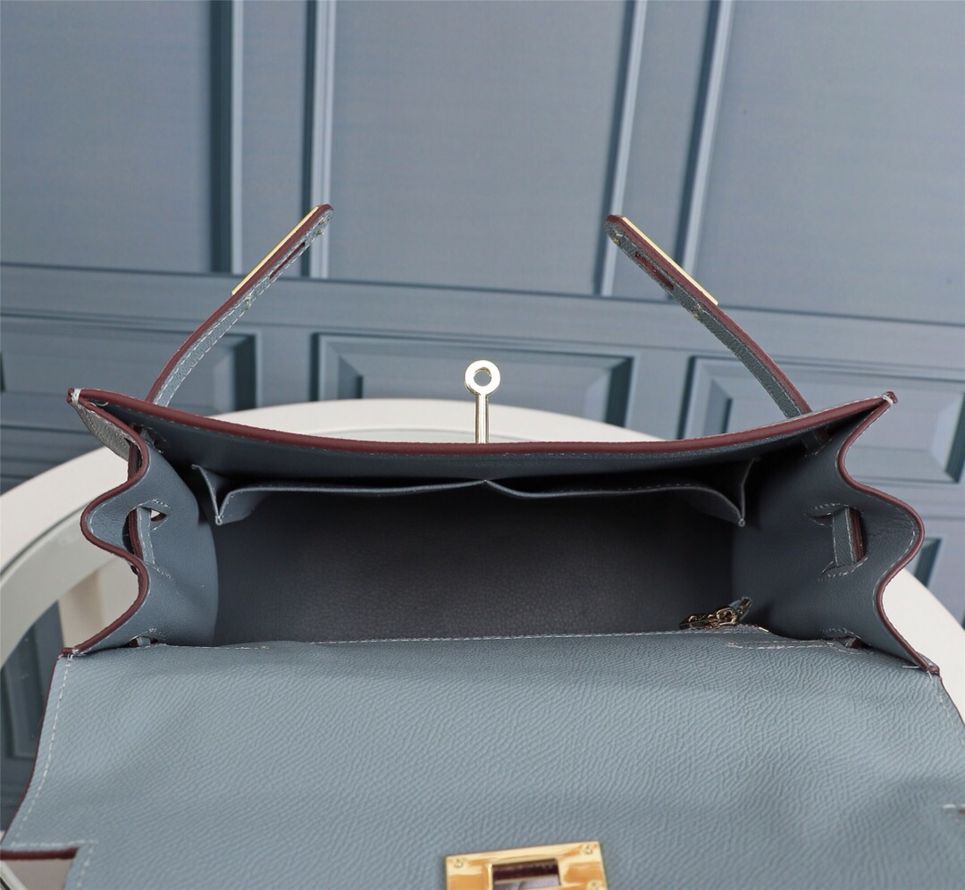 Hermes kellyHermes   Bag Togo Leather Handbag  Cowhide women's handbag crossbody bag