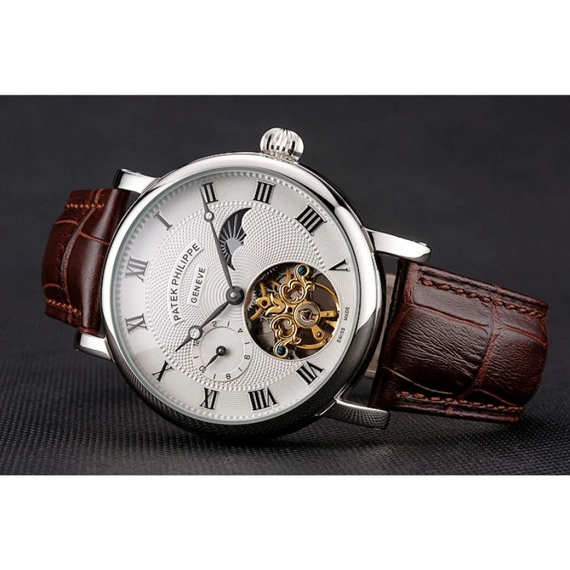 Complications Moonphase Tourbillon Dial White 42 mm, Stainless Steel