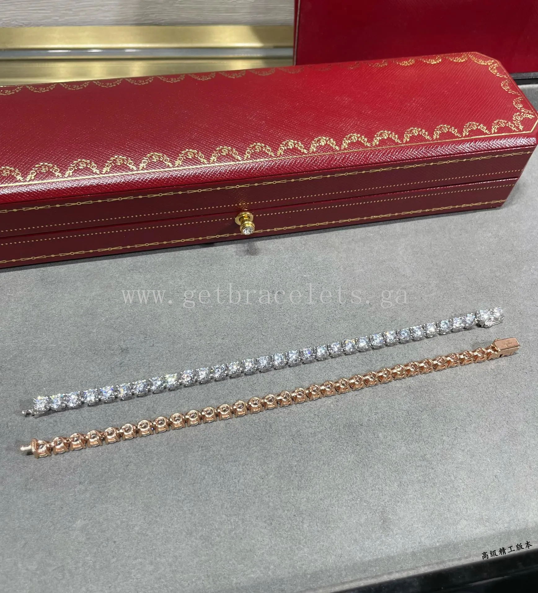 Cartier Essential Lines Diamonds Bracelet Rose Gold/White Gold