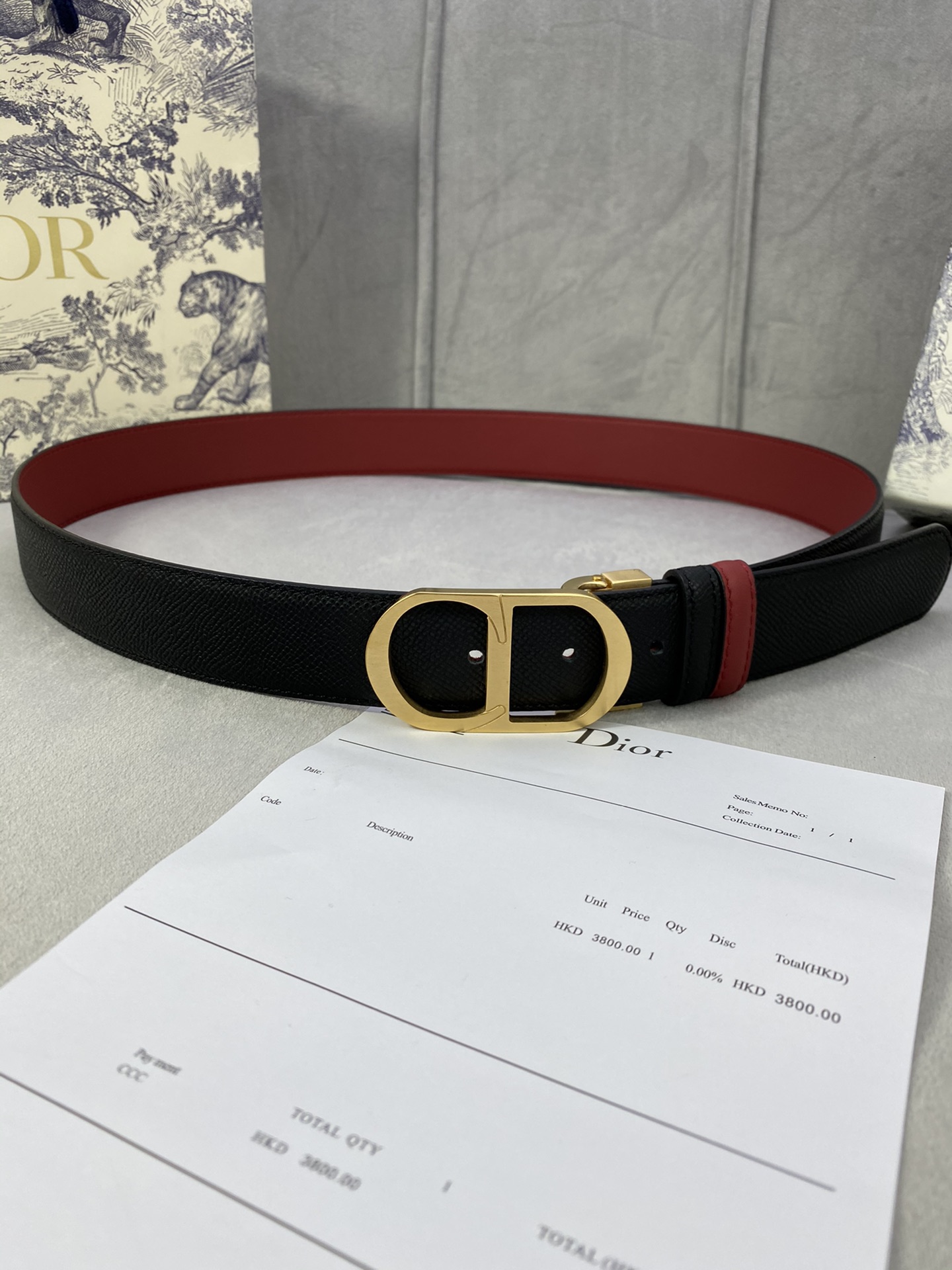 Dior Leather Belts 1:1 Mirror Version