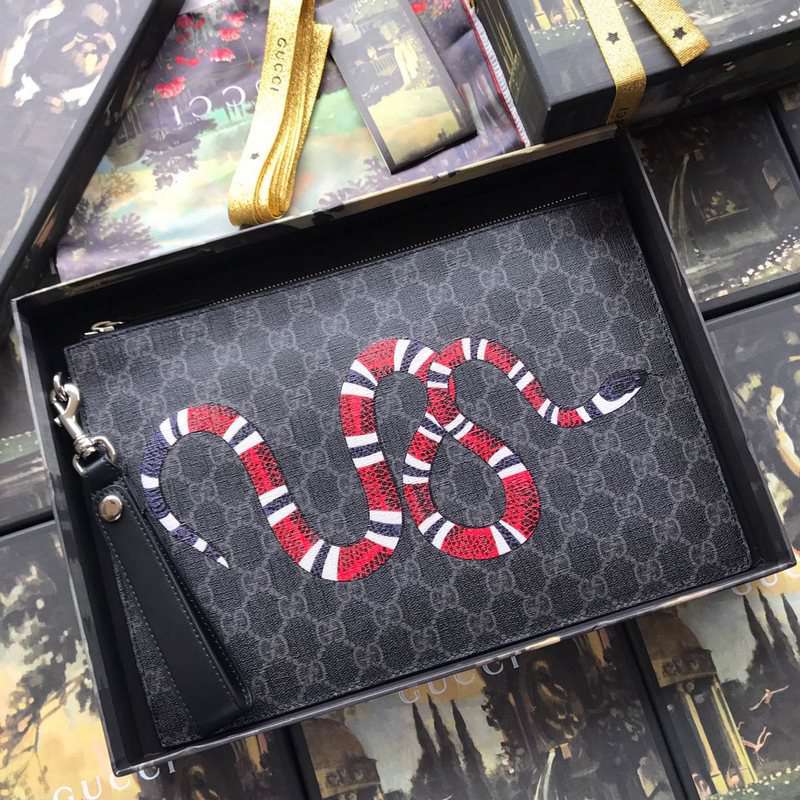 Gucci Men's Handbag Bag Clutch Toiletry Bag(Replica)