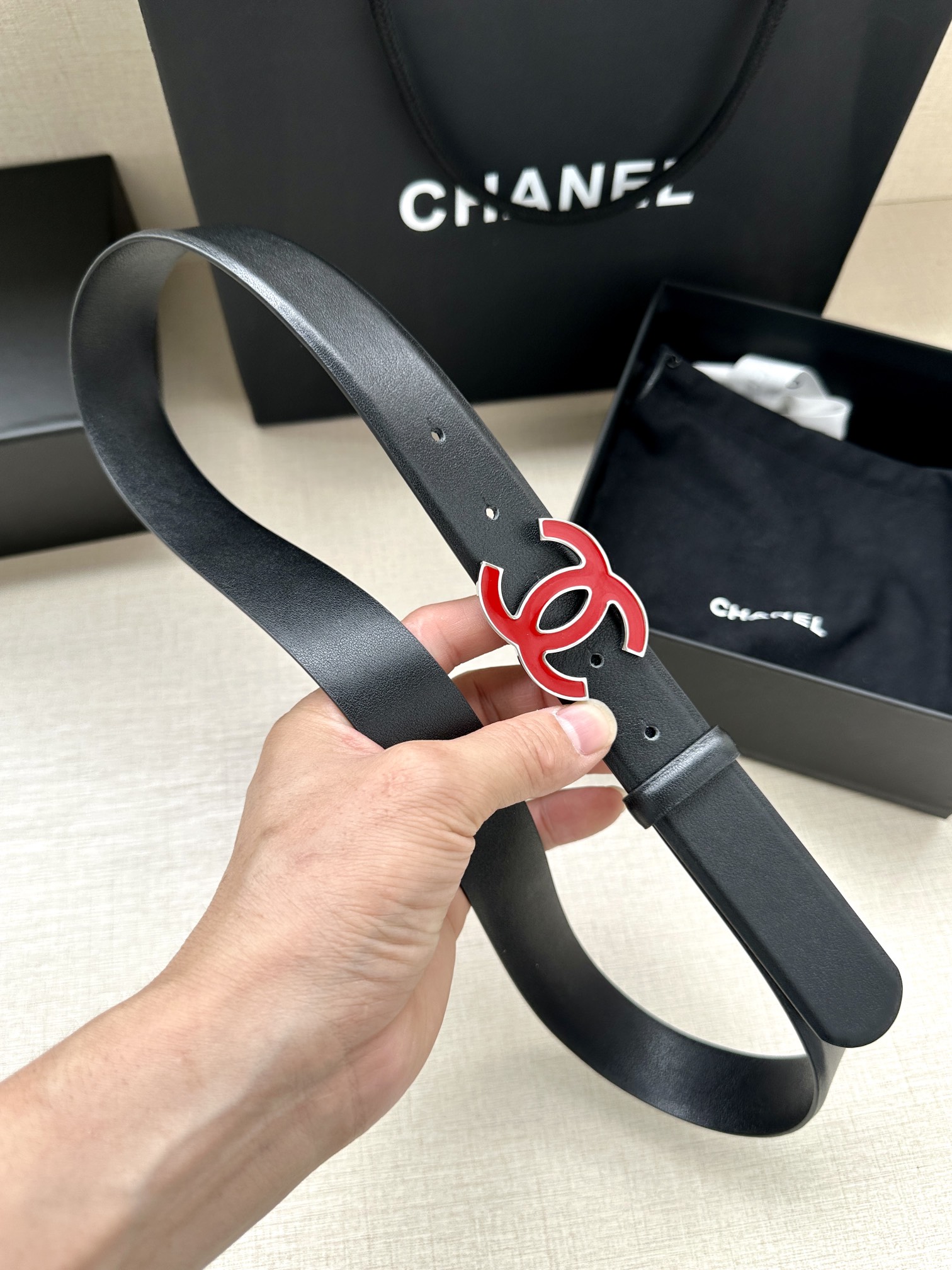 Chanel Leather Belts 1:1 Mirror Version