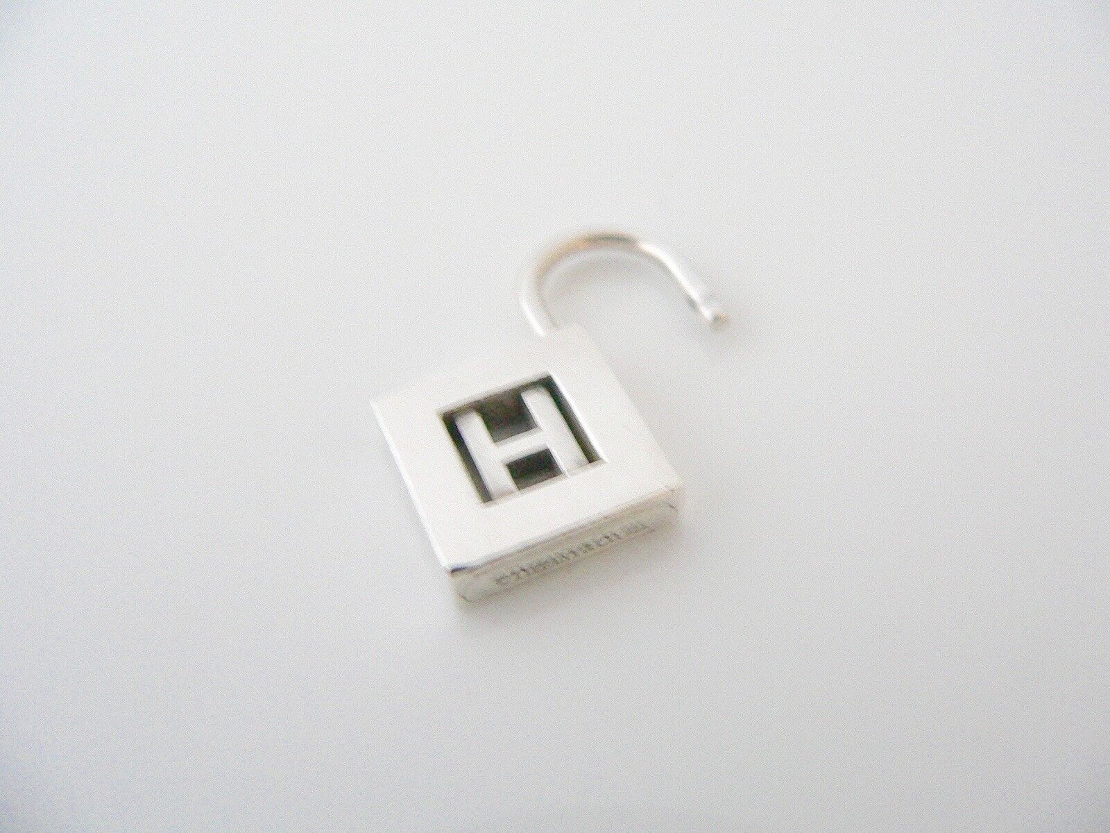 Tiffany & Co Alphabet H Pendant Personalized Padlock Charm 4 Necklace Bracelet