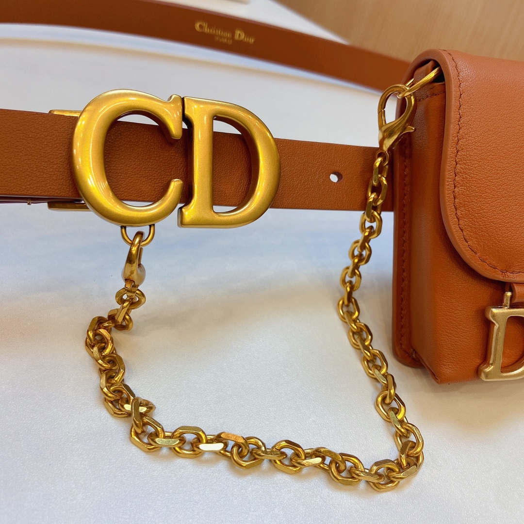 Dior Leather Belts 1:1 Mirror Version