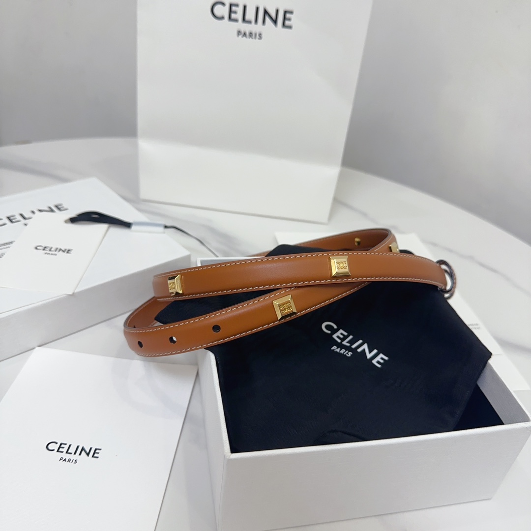 Celine Leather Belts 1:1 Mirror Version