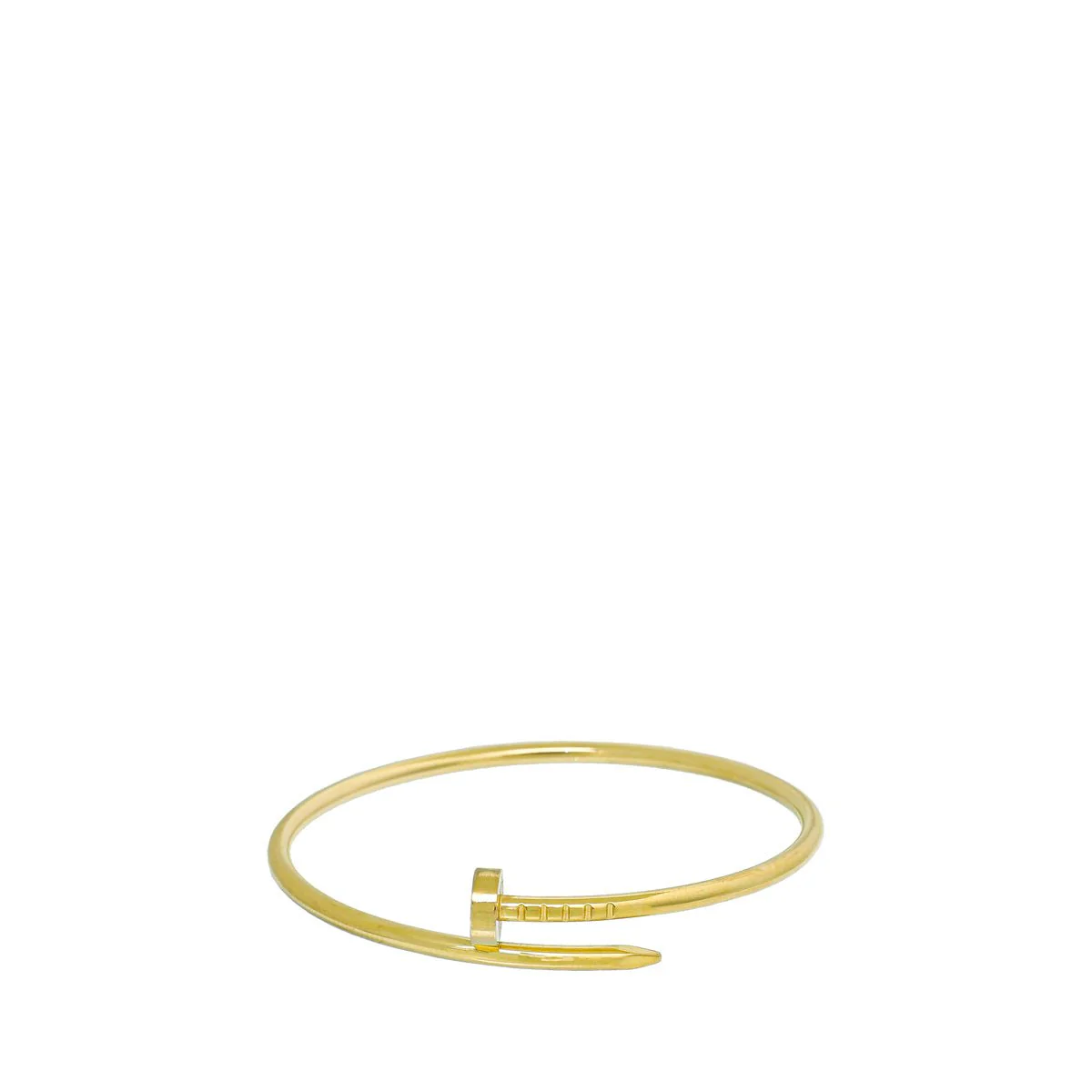 Cartier 18K Yellow Gold Juste Un Clou Small Model Bracelet 15