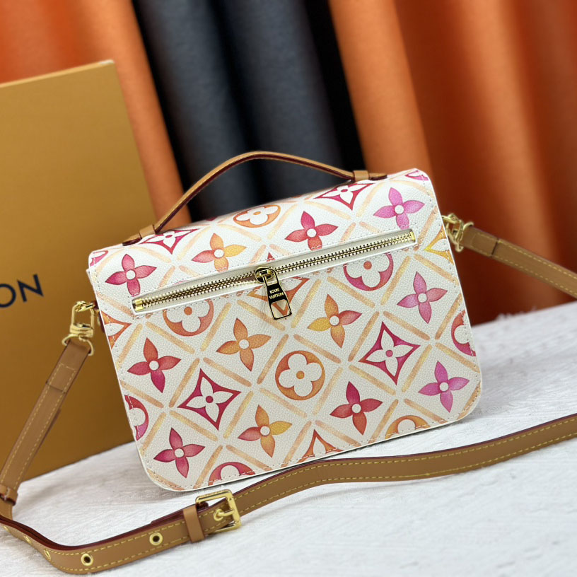 Louis Vuitton Pochette Métis Bag Beige For Women 9.8incn 25cm M11461