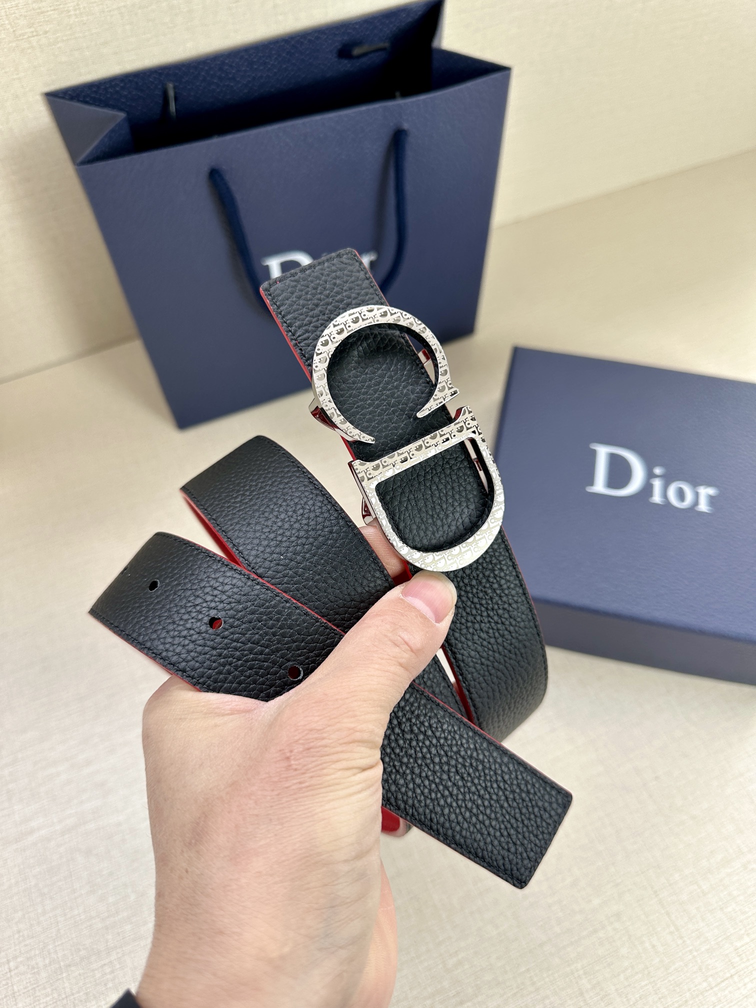 Dior Leather Belts 1:1 Mirror Version