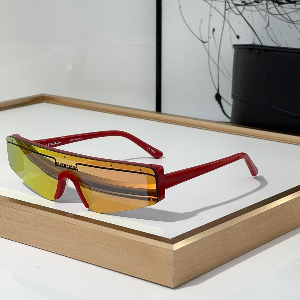 Balenciaga Mirror Logo  sunglasses Top quality （Replica）
