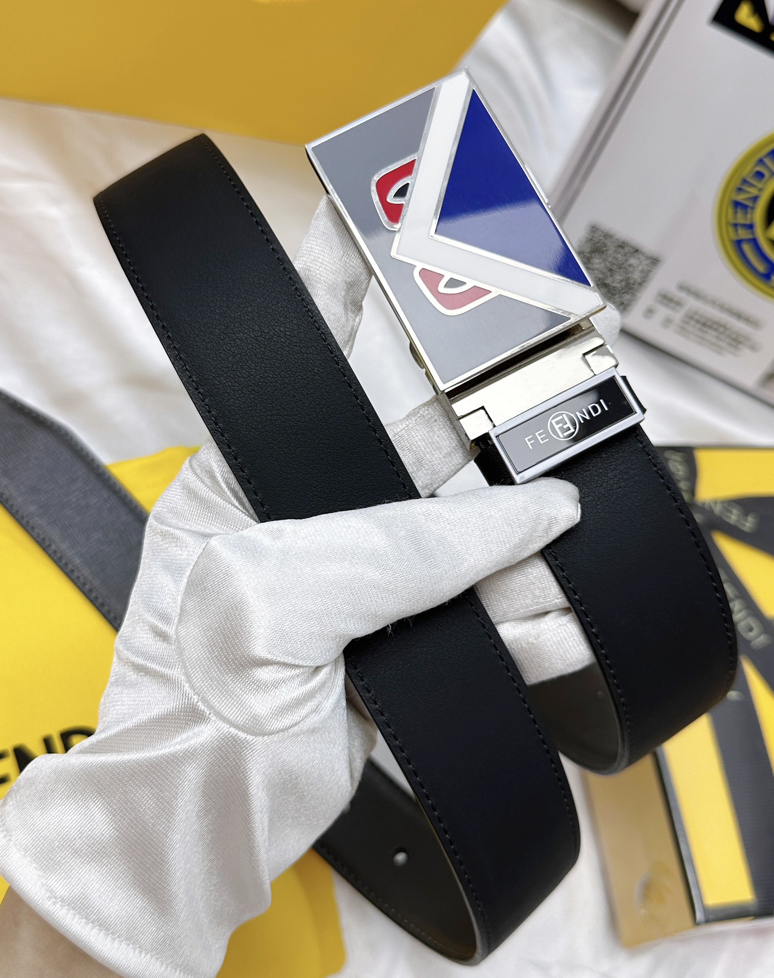Fendi Leather Belts 1:1 Mirror Version