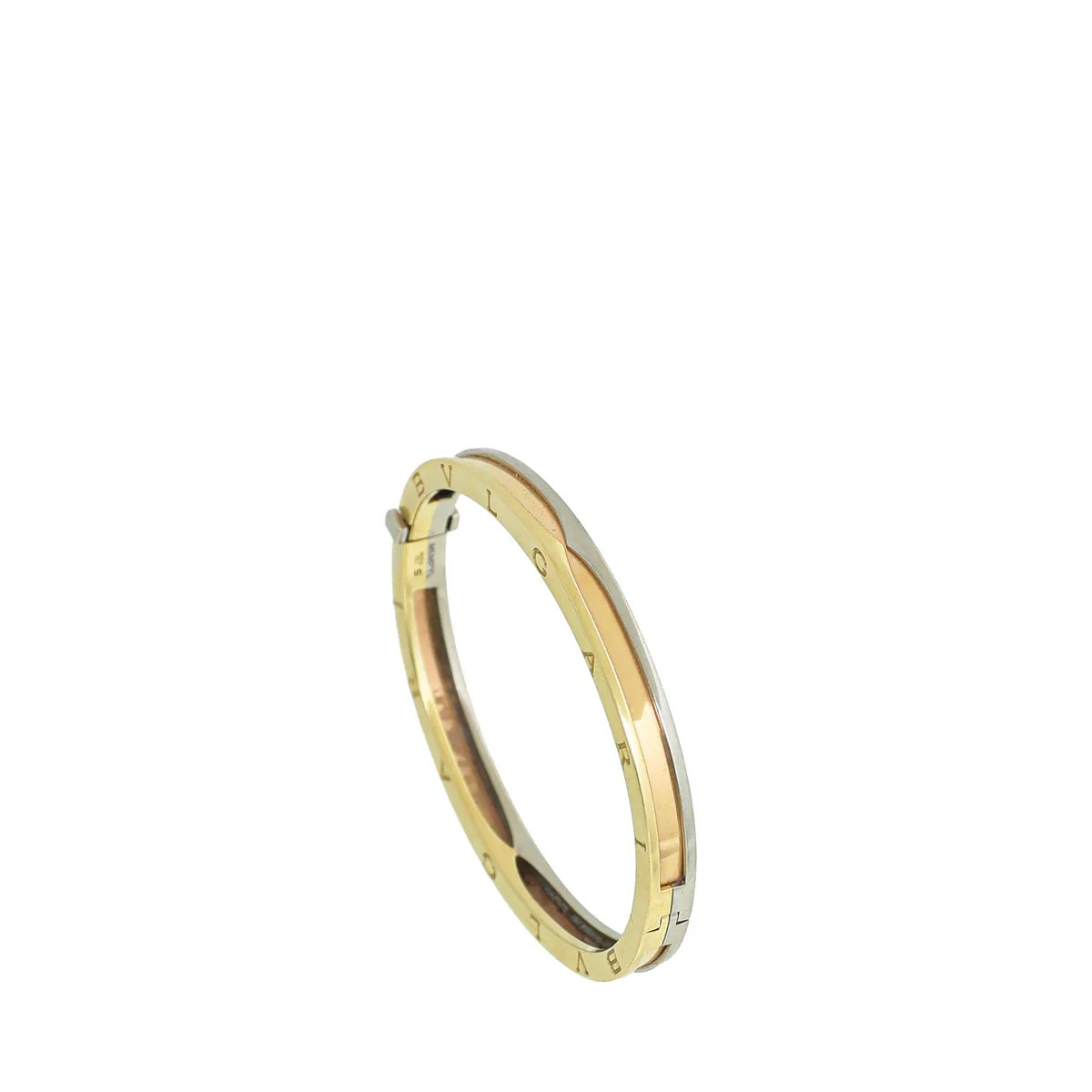 Bvlgari 18K Tricolor Gold B Zero 1 Bracelet Small