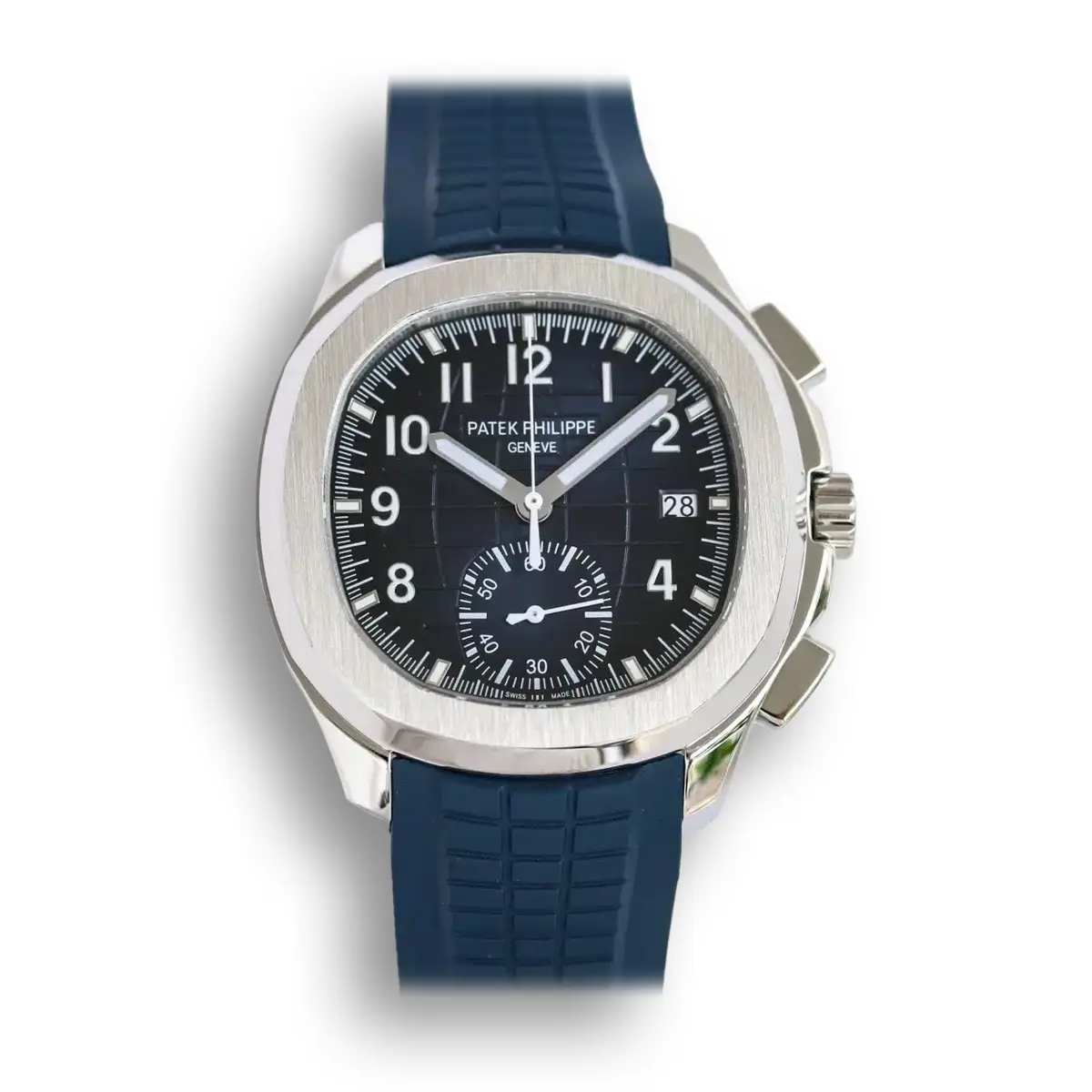 Aquanaut 5968A-001 Chronograph 42.2 mm,Steel,5968A-001 Blue Strap