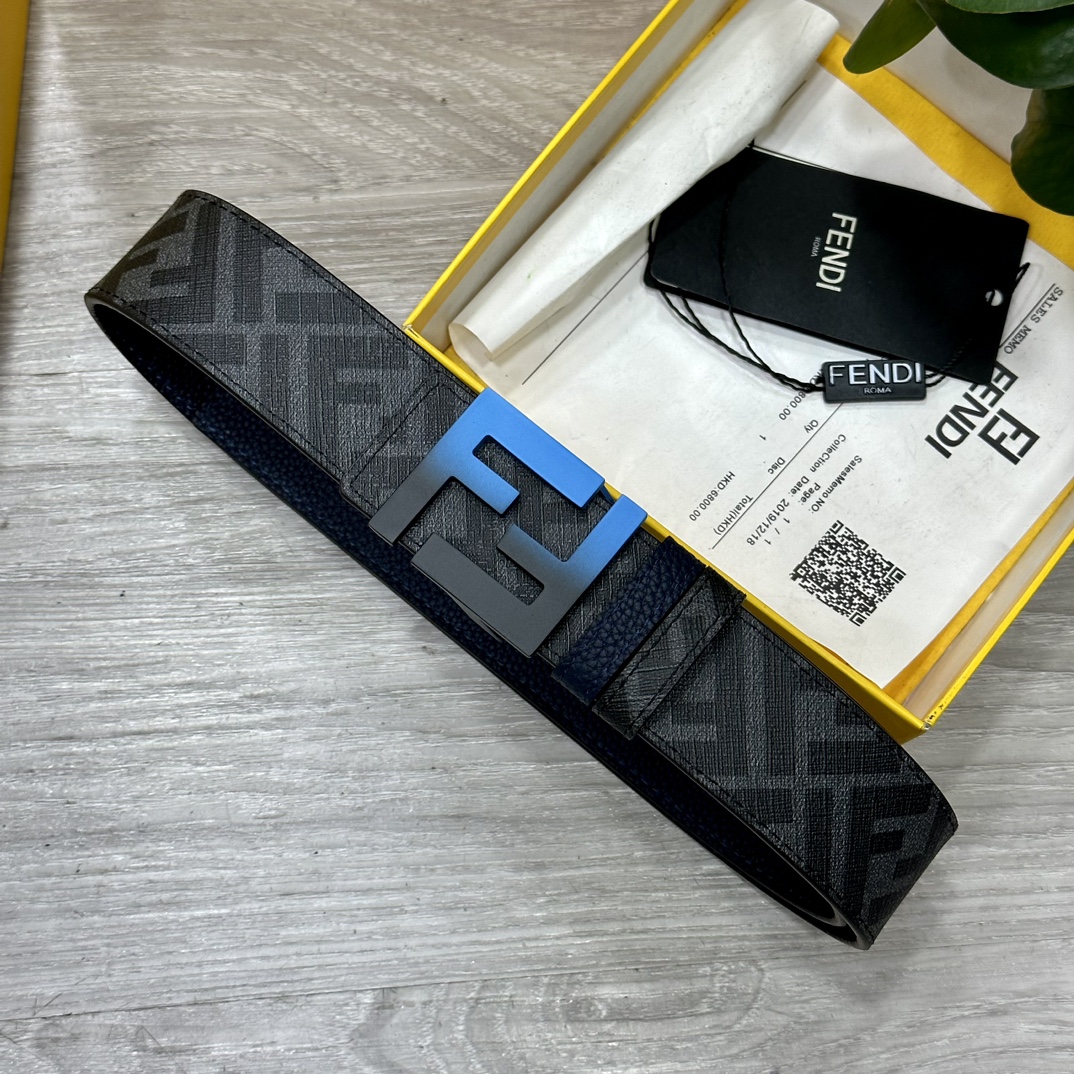 Fendi Leather Belts 1:1 Mirror Version