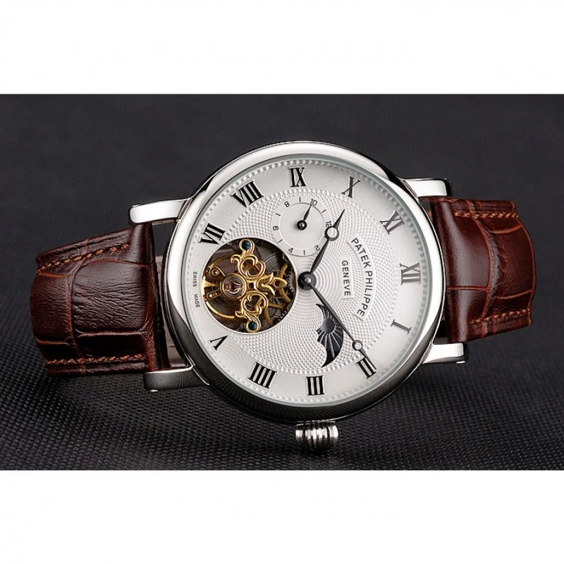 Complications Moonphase Tourbillon Dial White 42 mm, Stainless Steel