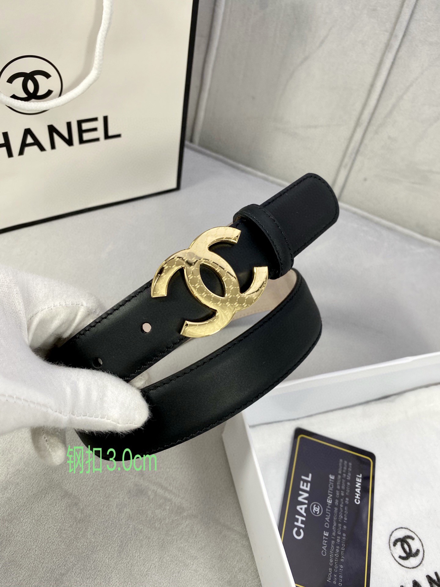 Chanel Leather Belts 1:1 Mirror Version