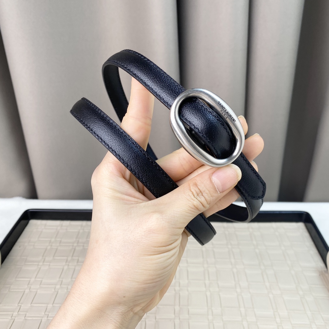 YSL Saint Laurent Leather Belts 1:1 Mirror Version
