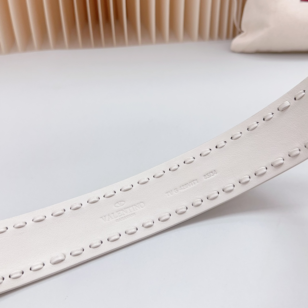 Valentino Leather Belts 1:1 Mirror Version