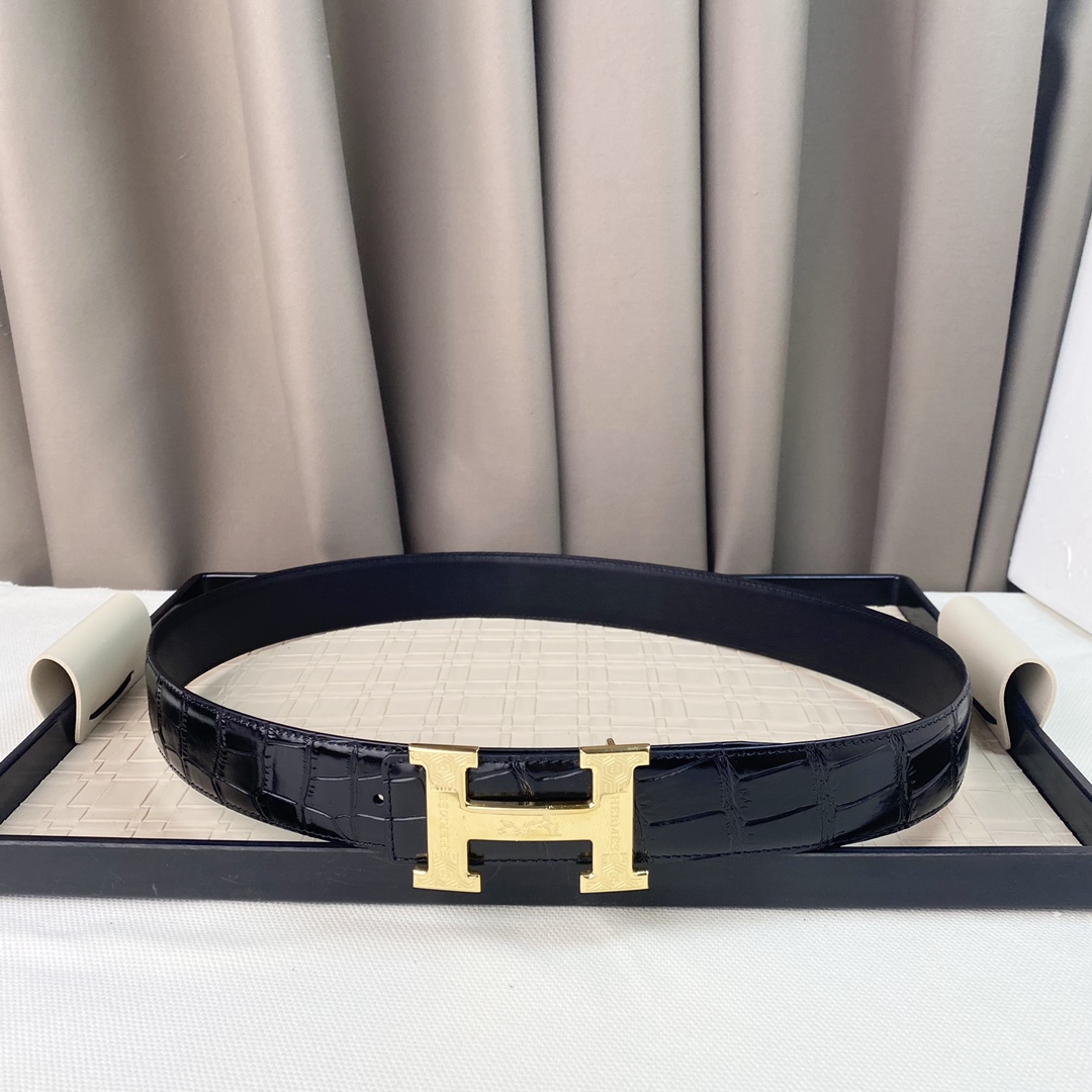 Hermes Leather Belts 1:1 Mirror Version