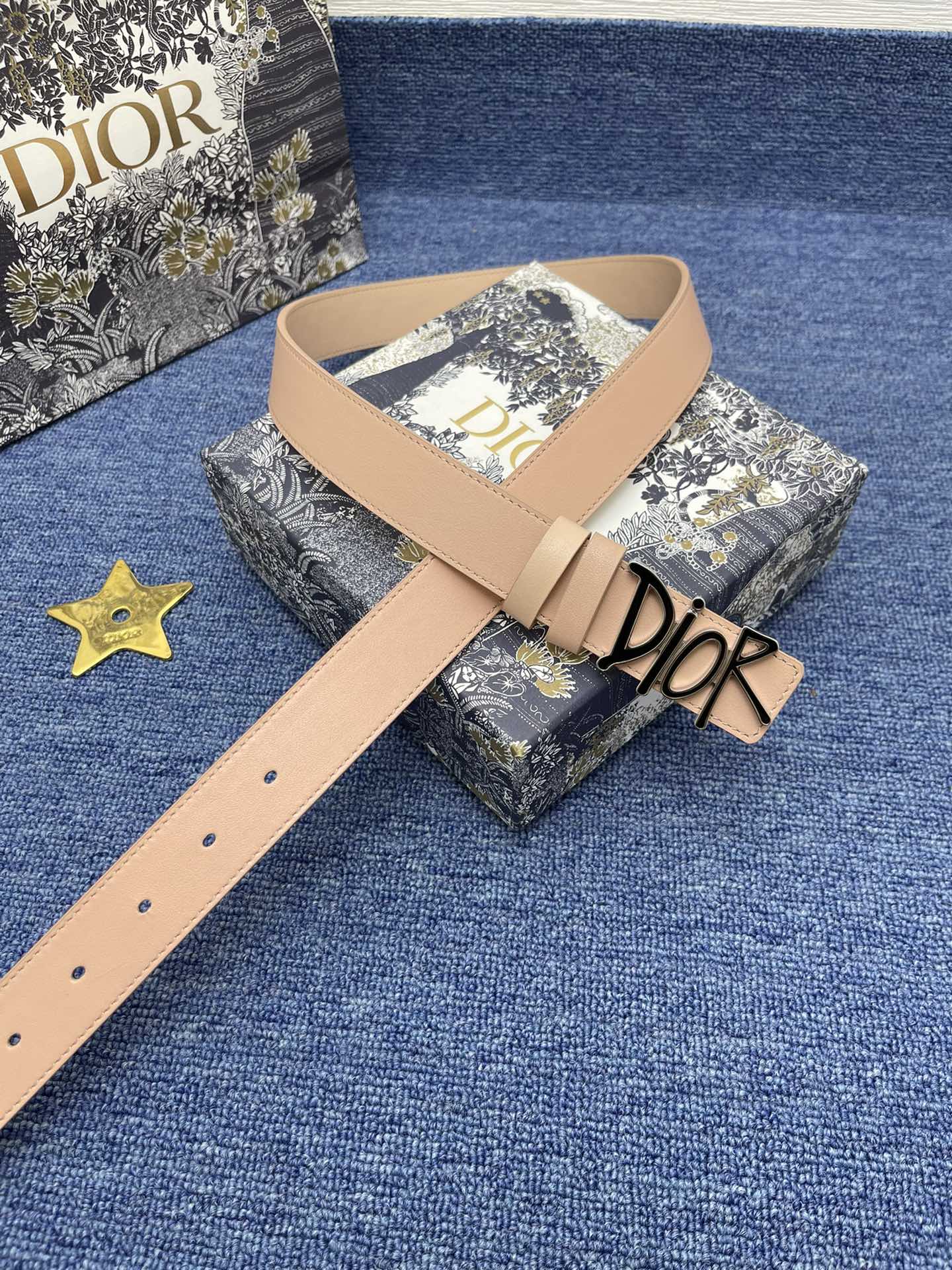 Dior Leather Belts 1:1 Mirror Version