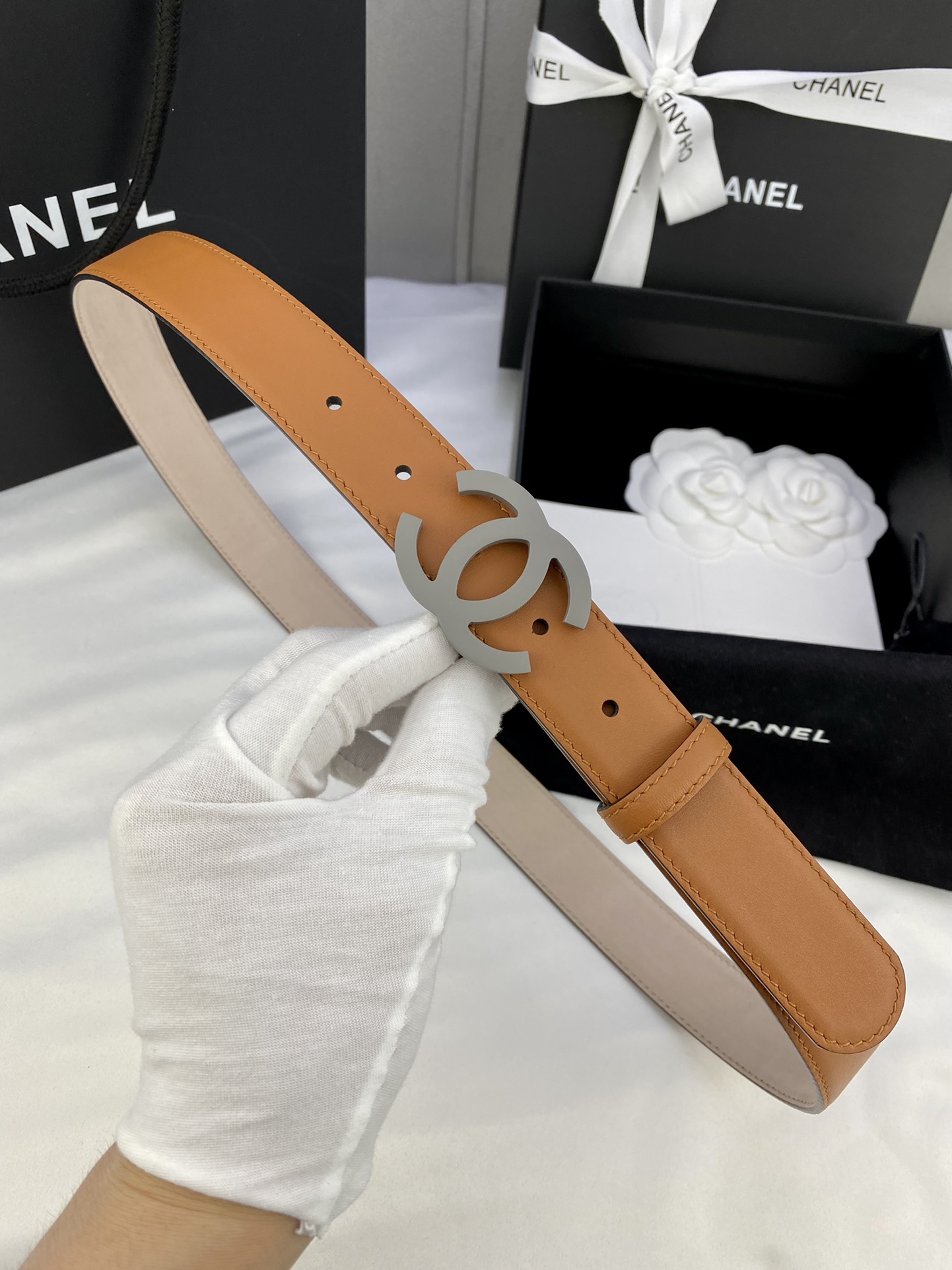 Chanel Leather Belts 1:1 Mirror Version