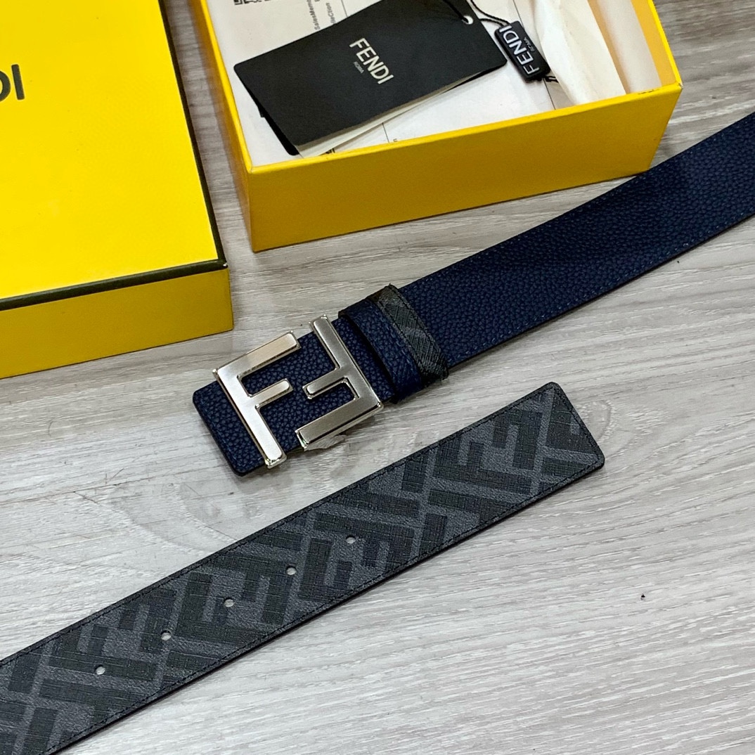 Fendi Leather Belts 1:1 Mirror Version
