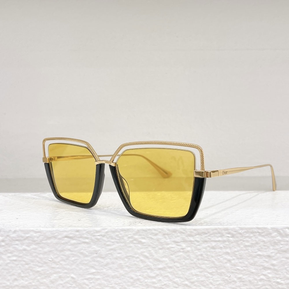 Dior  Stylish Temperament Hollow Frame sunglasses Top quality (Replica）