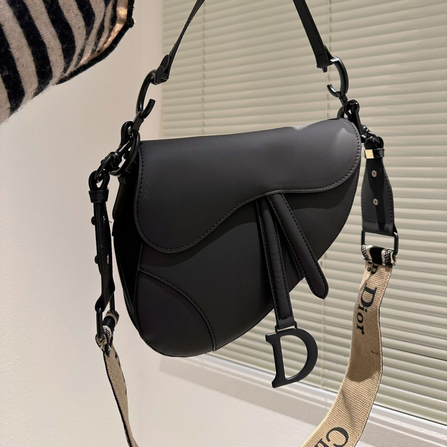 Dior Saddle Bag Matte Leather Shoulder Bag  (Replica)
