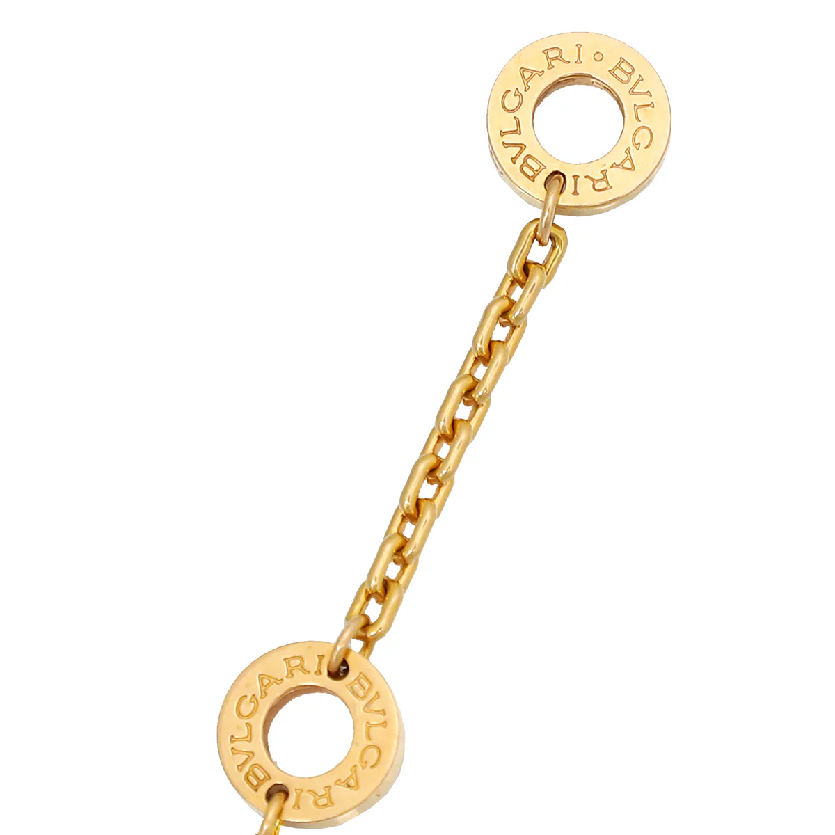 Bvlgari 18K Rose Gold Diamond Onyx Serpenti Viper Pendant Necklace