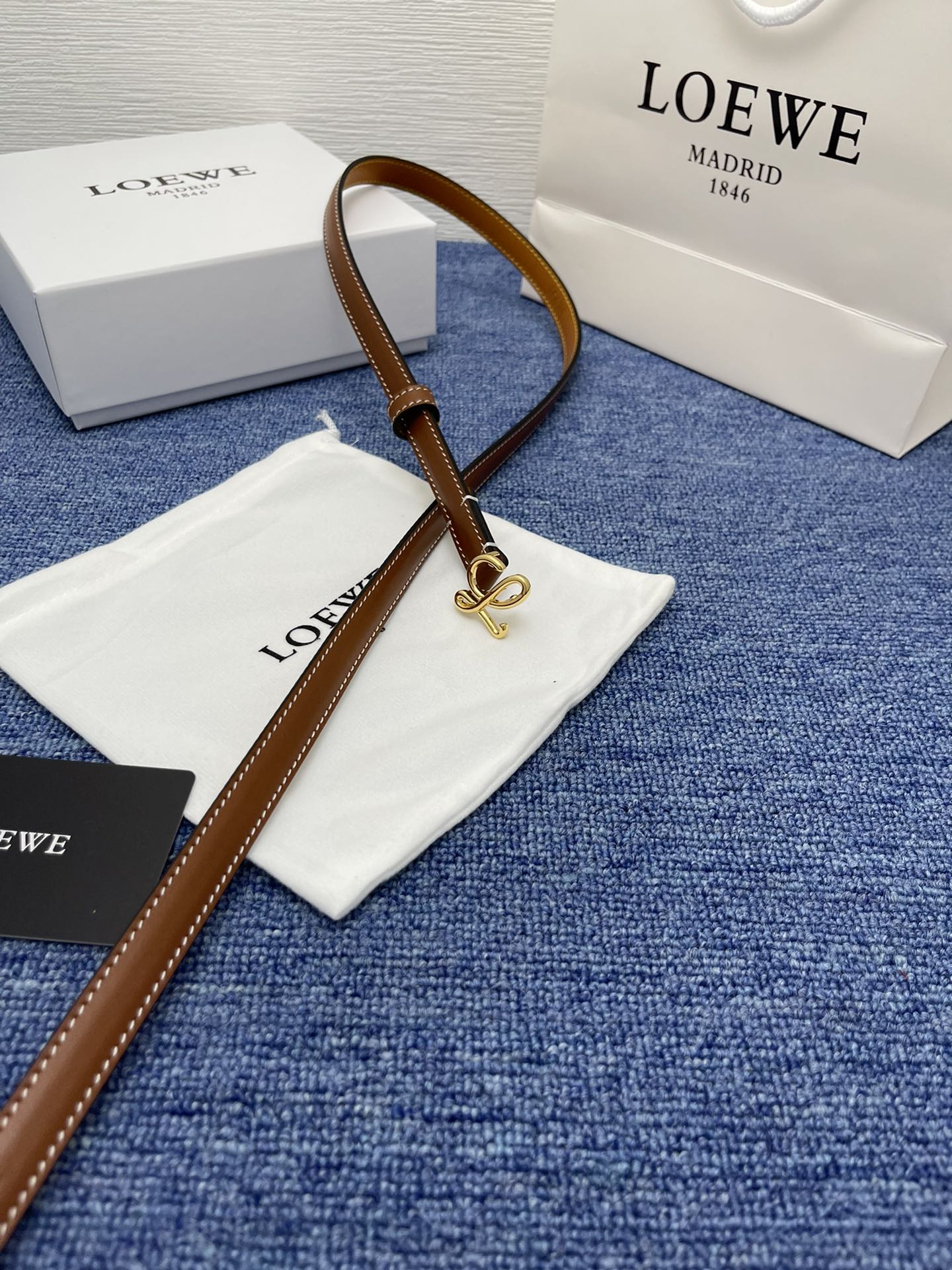 Loewe Leather Belts 1:1 Mirror Version