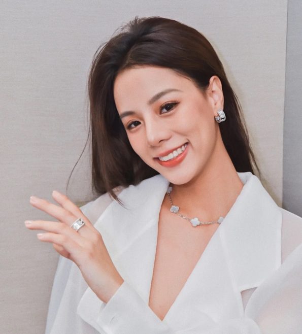 Van Cleef Kaleidoscope Earrings Dupe, Perlee clovers hoop earrings