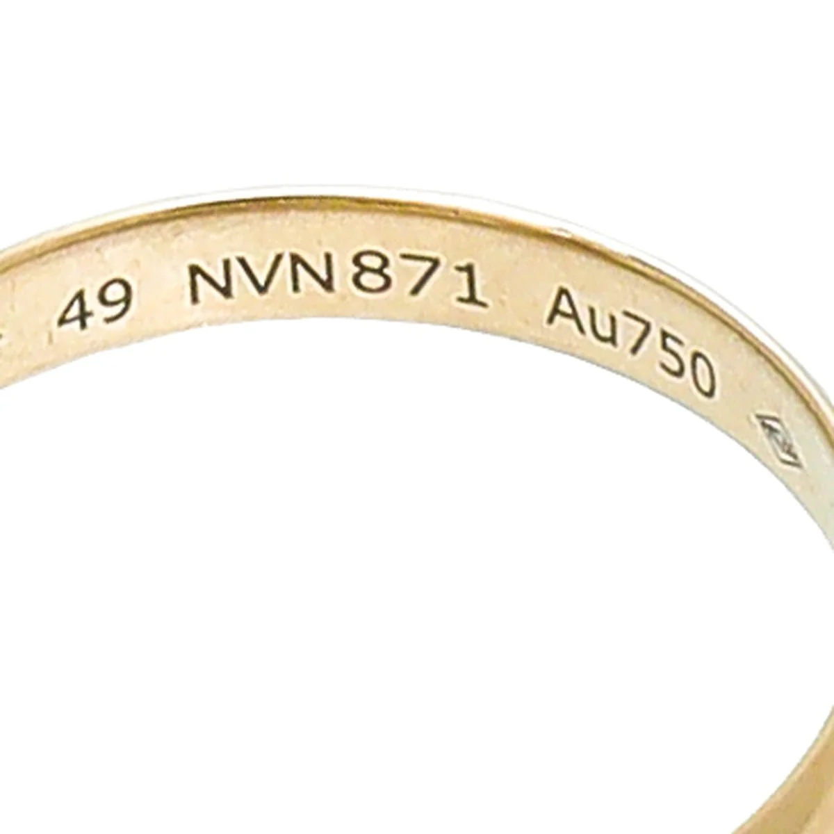 Cartier 18K Trinity Gold Ring 49