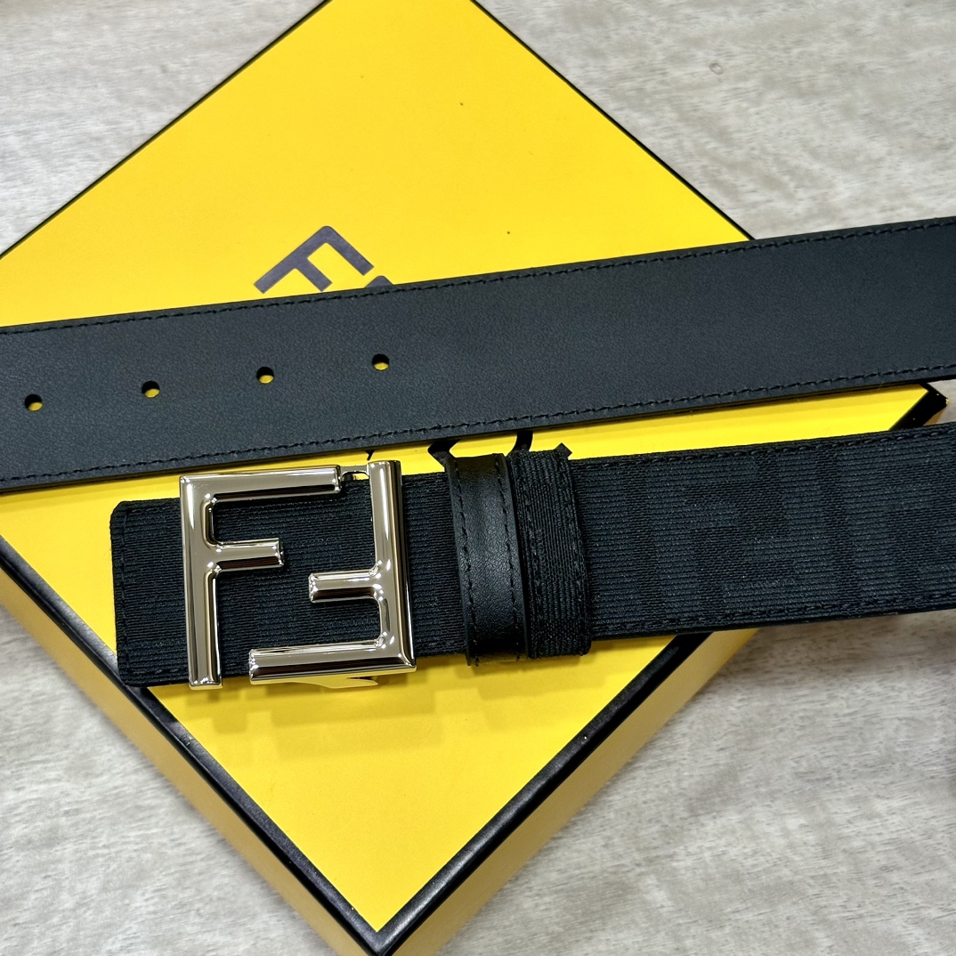 Fendi Leather Belts 1:1 Mirror Version