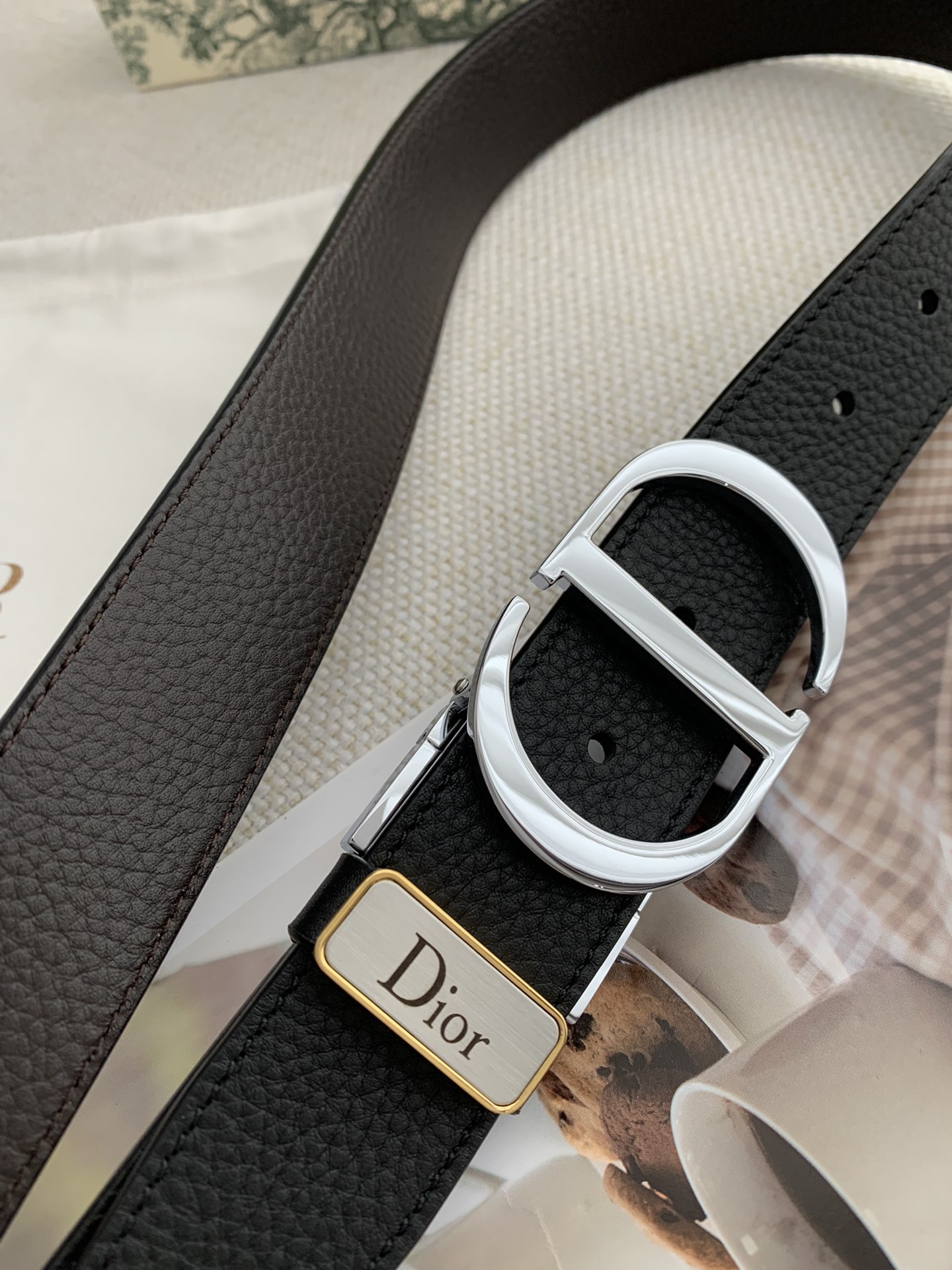 Dior Leather Belts 1:1 Mirror Version