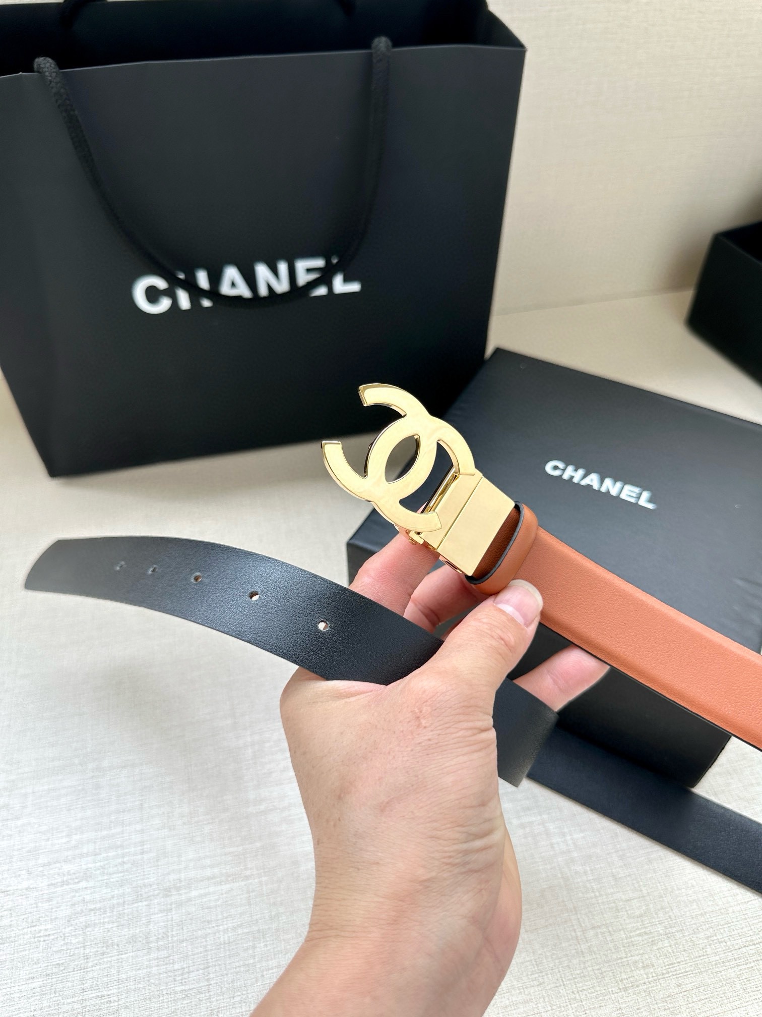 Chanel Leather Belts 1:1 Mirror Version