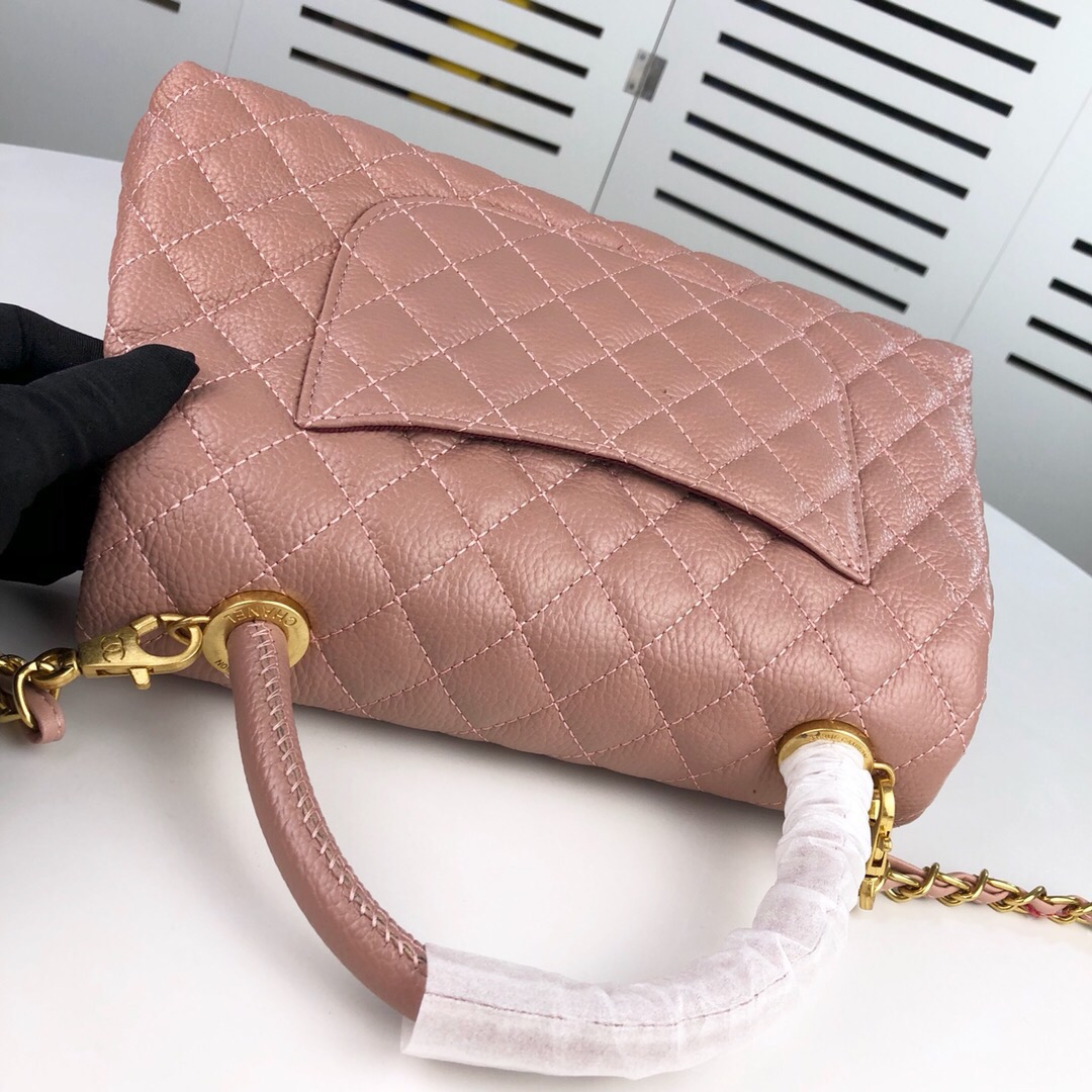 Chanel Pink Medium Shoulder Bag Handbag