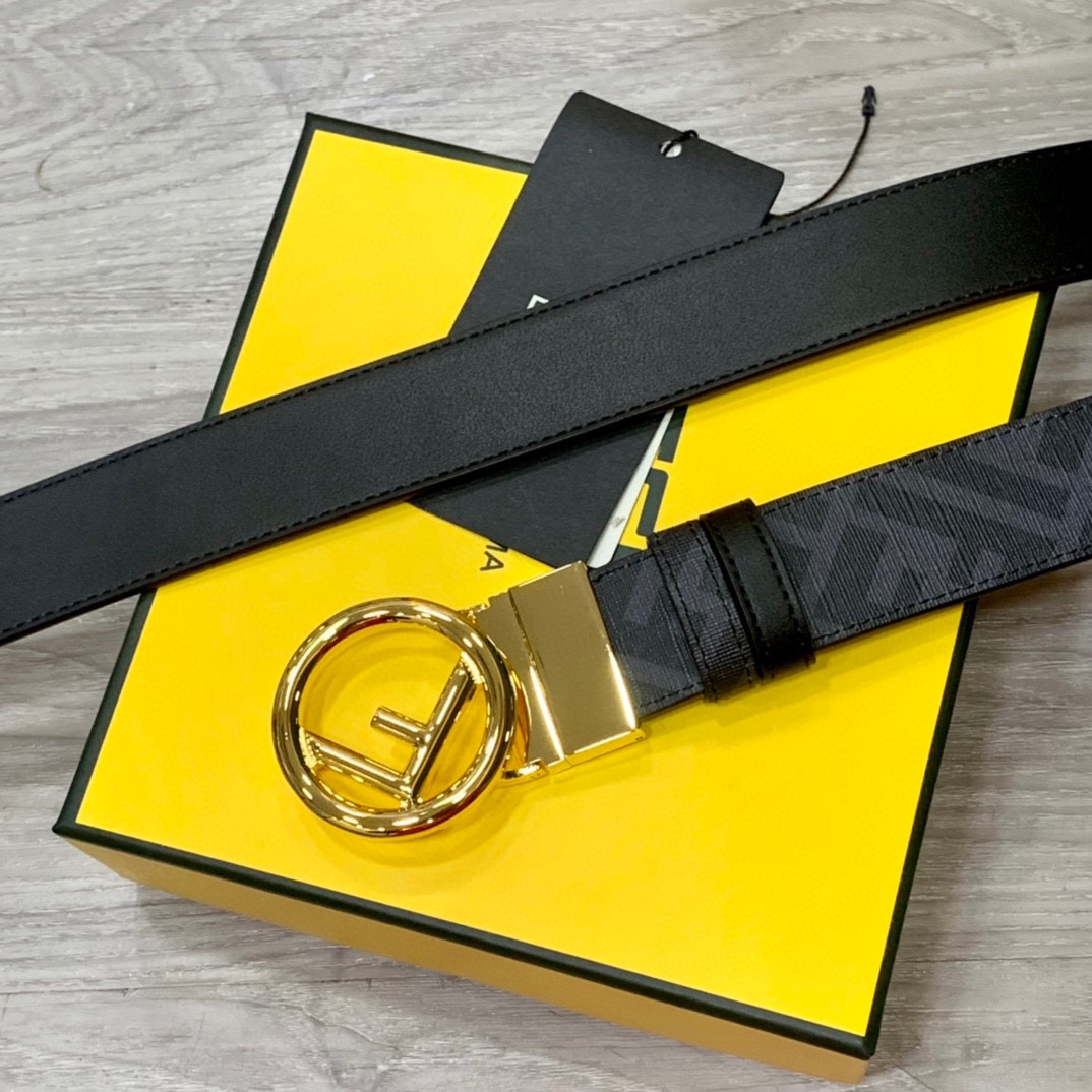 Fendi Leather Belts 1:1 Mirror Version