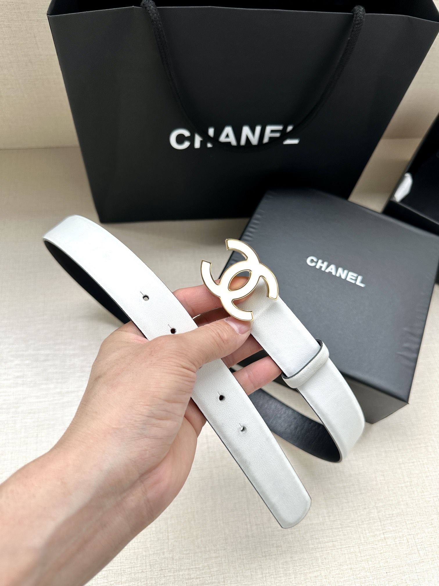 Chanel Leather Belts 1:1 Mirror Version