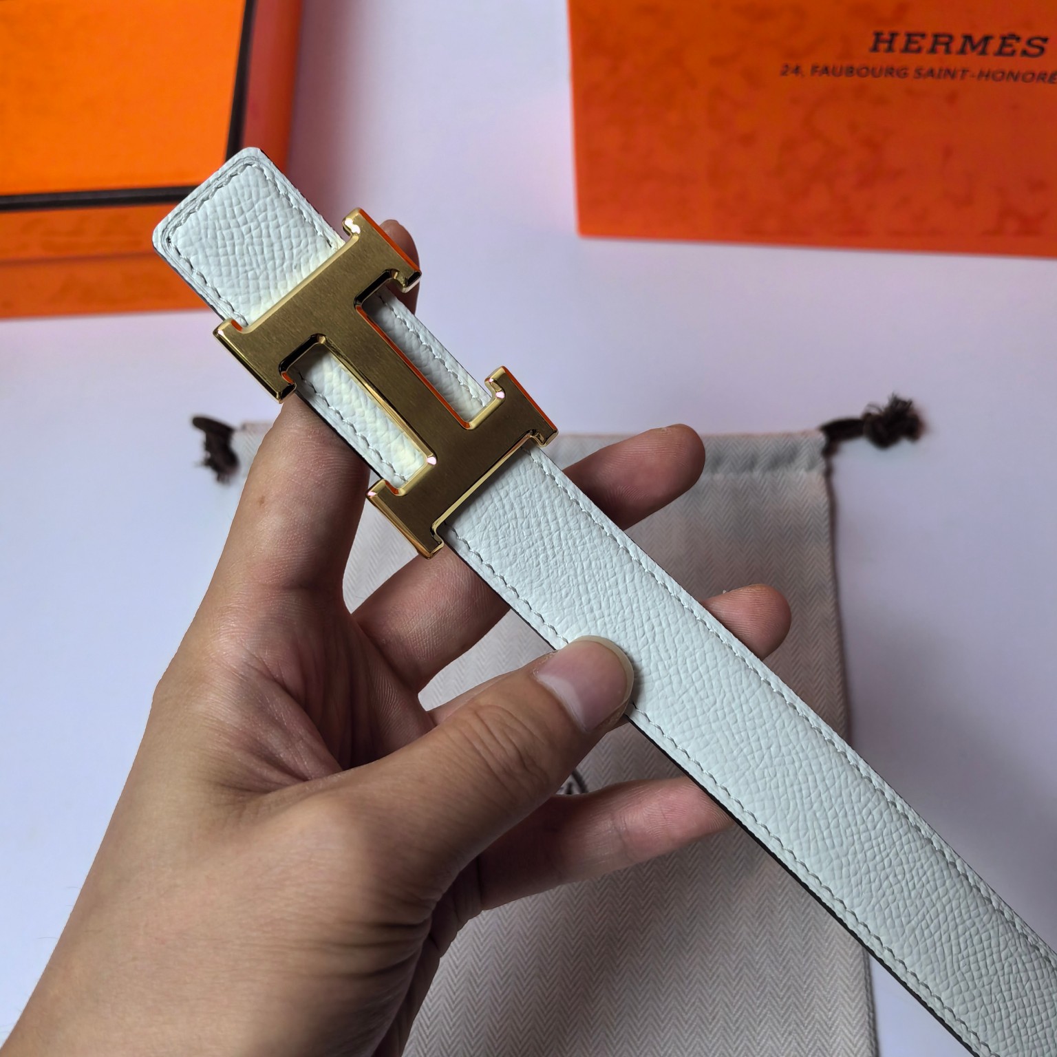 Hermes Leather Belts 1:1 Mirror Version