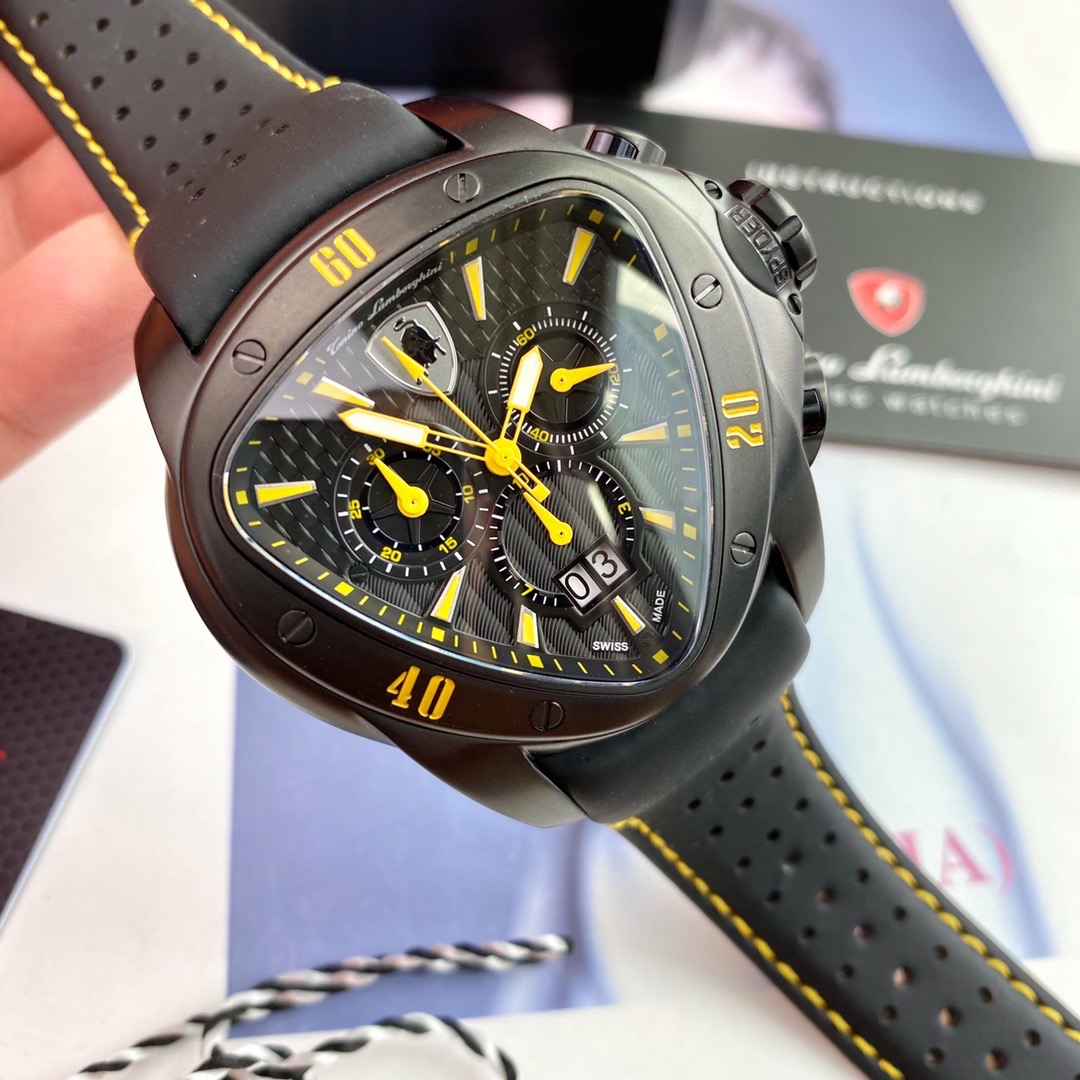 Tonino Lamborghini New Spyder Chronograph Black / Gold