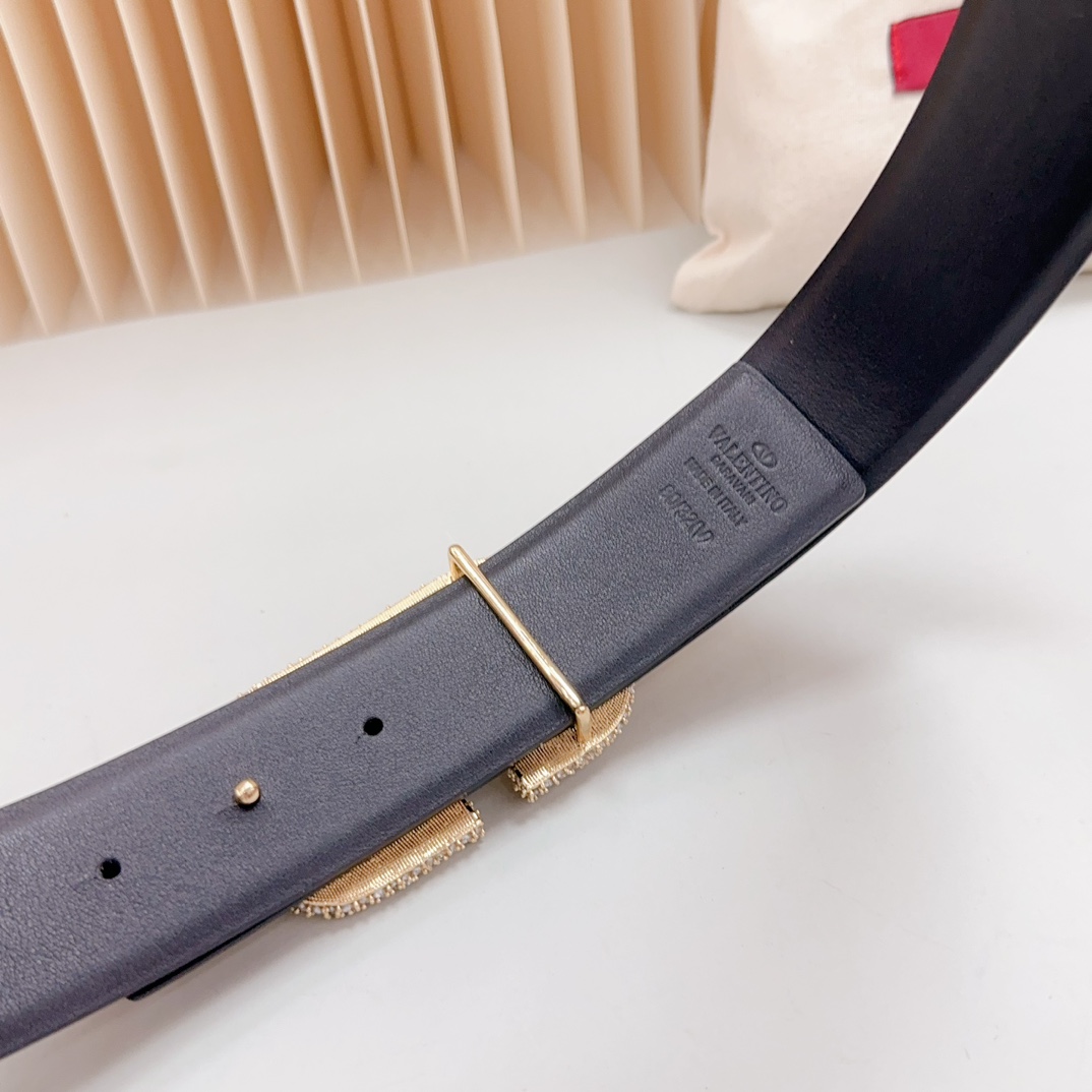 Valentino Leather Belts 1:1 Mirror Version