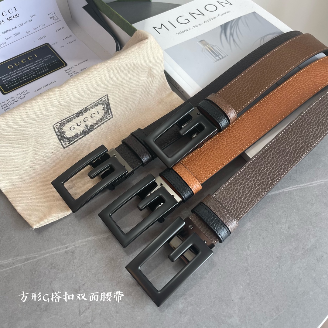 Gucci Leather Belts 1:1 Mirror Version