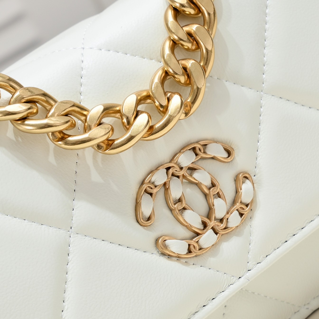 Chanel Woc 3 Colour Metallic Mixed Strap Shoulder Bag Handbag