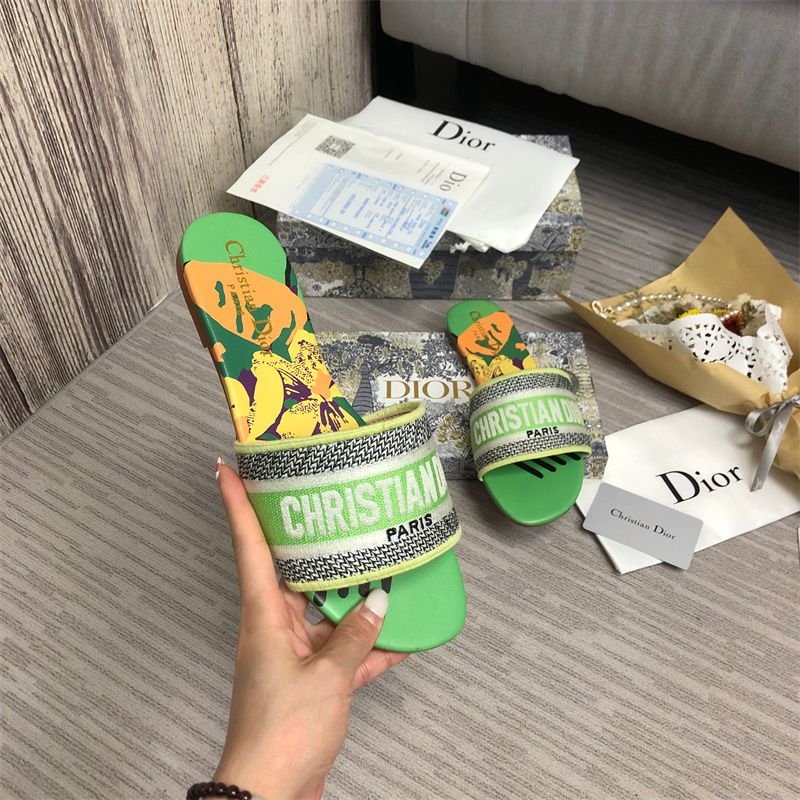 Dior DWAY Slide Slipper Sandals (Replica)