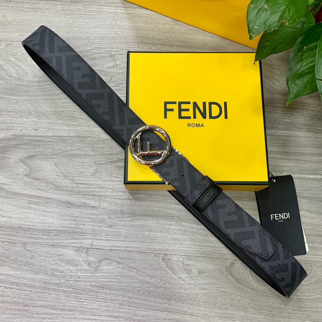 Fendi Leather Belts 1:1 Mirror Version