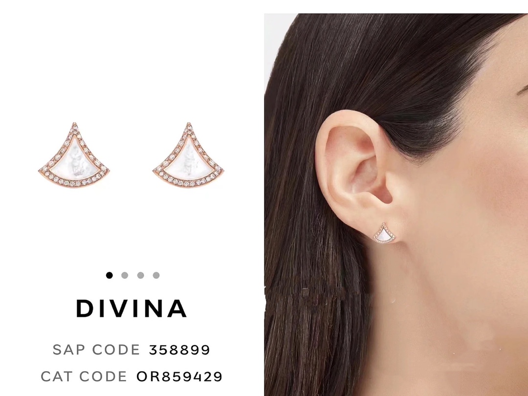 Bvlgari Dress Earrings with Diamonds & Onyx